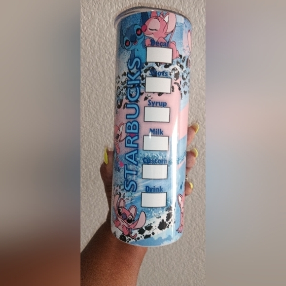 Stitch And Angel Starbucks 20oz. Tumbler - Picture 2 of 3